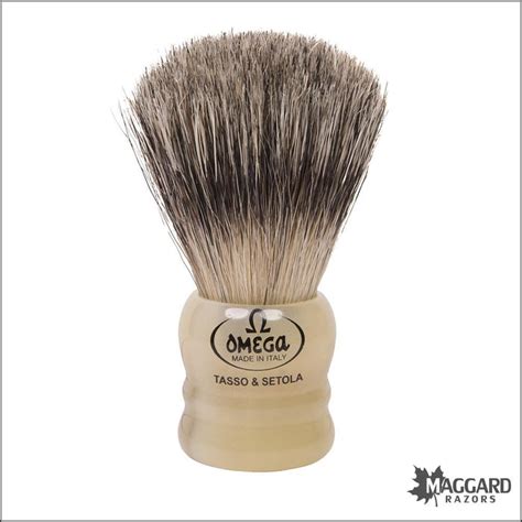 omega 11047 mixed midget badger boar shaving brush canada